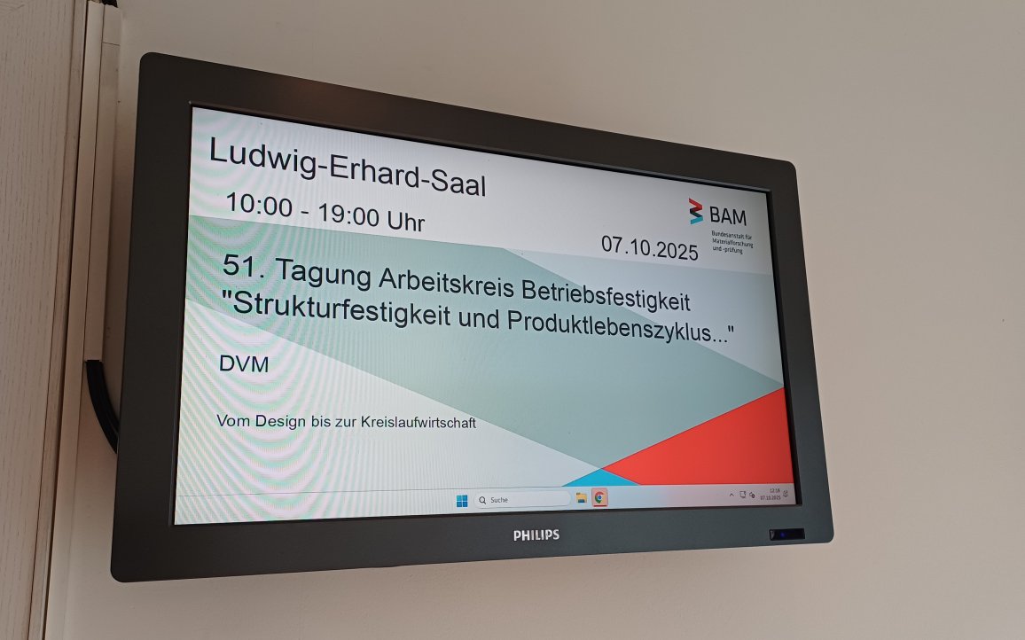 Die DVM-Tagung des Arbeitskreises Betriebsfestigkeit war mal wieder ein Highlight!